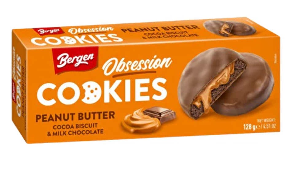 [SS002028] Bergen Obsession Peanut Butter Cocoa Cookies 128 g