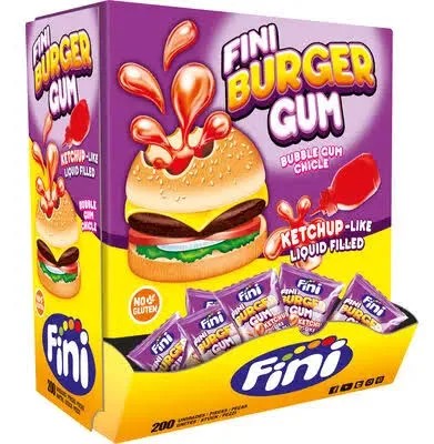 [SS002041] Fini Burger Bubble Gum 5 g