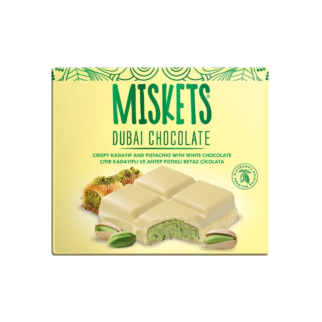 [SS001924] Miskets Dubai White Chocolate 100 g