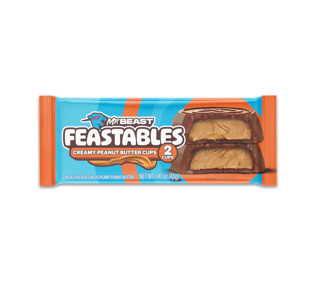 [SS001835] Mr Beast Feastables Creamy Peanut Butter Cups 40 g