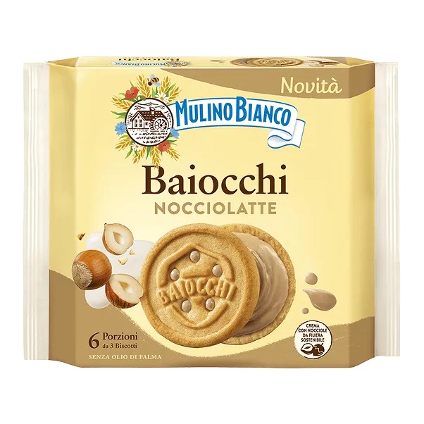 [SS001607] Mulino Bianco Baiocchi Nocciolatte 168 g