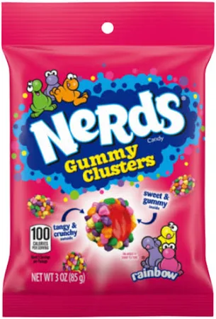 Nerds Gummy Rainbow Clusters 85 g