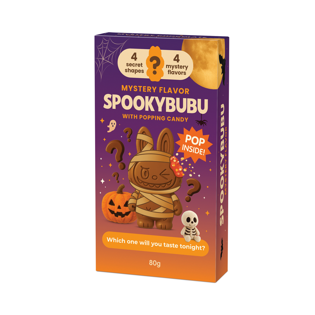 SpookyBubu Mystery Flavor with Popping Candy Halloween Edition 80 g