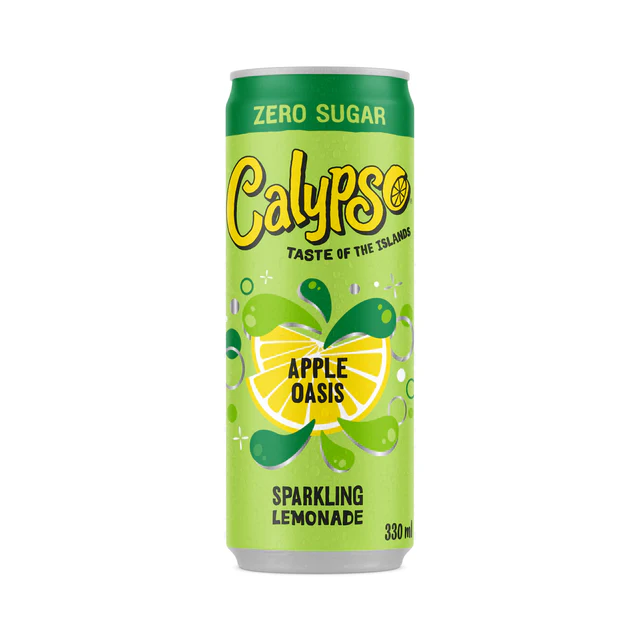 [SS002144] Calypso Sparkling Lemonade Apple Oasis Zero Sugar 330ml