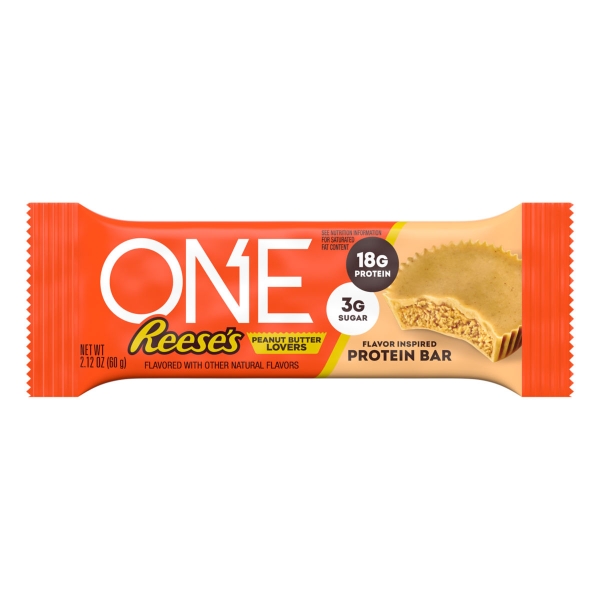 One Reese's Peanut Butter Lovers Flavored Protein Bar 60Gr