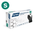 Hynex Gants Jetables Nitril 100 pièces Sans Poudre Noir S